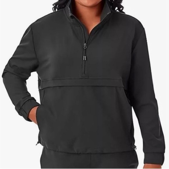 members mar Tops - New woman’s kangaroo athletic half zip popover hoodie lightweight sweatshirt